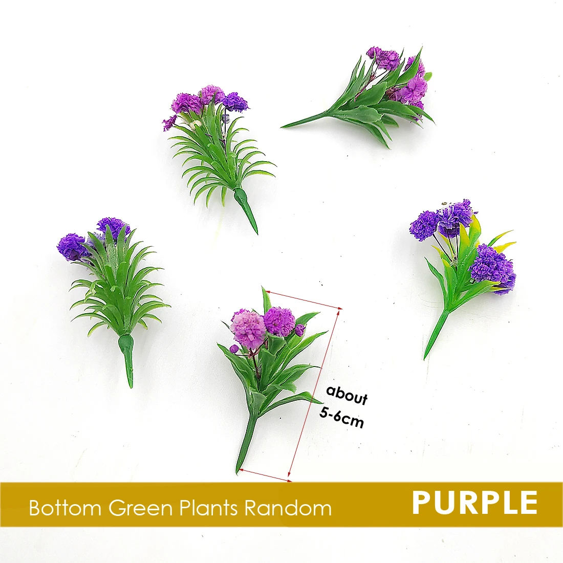 5–6 cm Miniaturmodell, grüne Pflanze, getrocknete Blumen, Kunststoff, Pfingstrose, Garten, Sandtisch, handgefertigt, DIY-Blumen und grüne Blätter, Modell