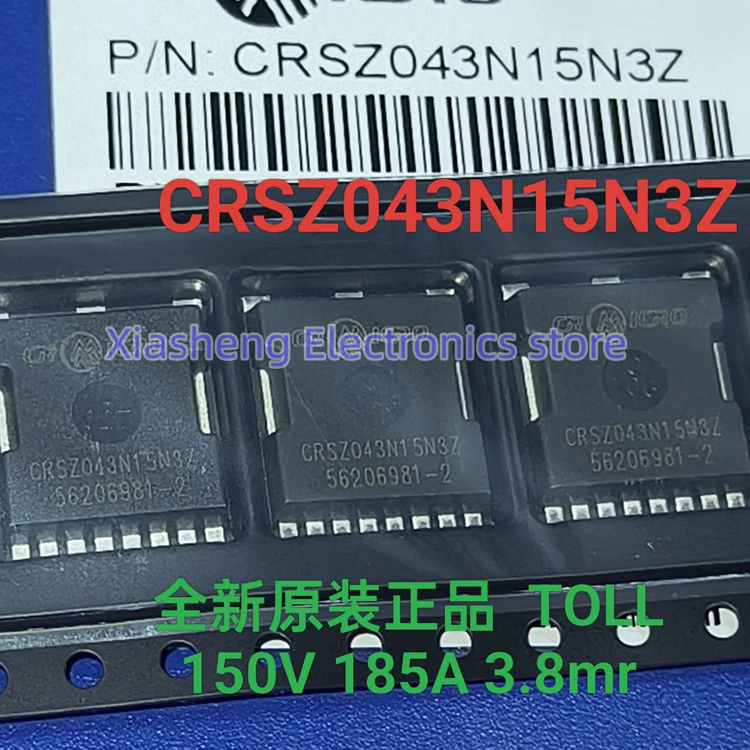 

New Original 10Pcs CTSZ043N15N3Z TOLL 50V 185A MOSFET Transistor In Stock Good Quality