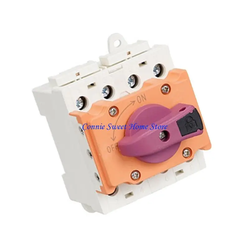 LXAF Solar-Trennschalter, Photovoltaik-Trennschalter, Drehschalter, Trennschalter für 35-mm-DIN-Schiene, einfach zu installieren – Detail 5