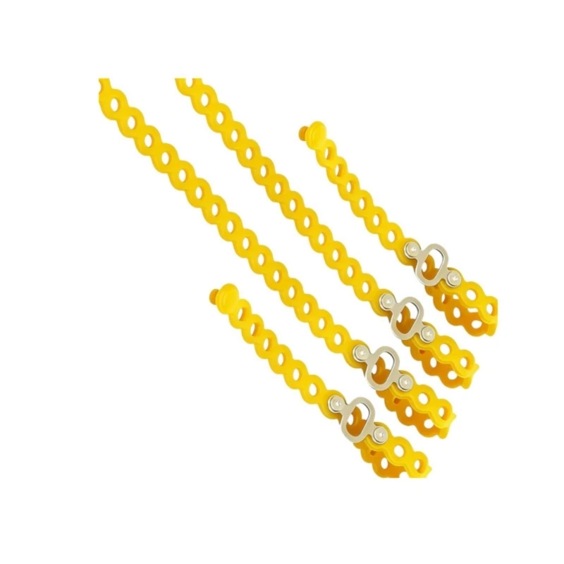 4Pcs Strong Silicone Retention Straps Modular Band For Organizing Gear In Various Color And Two Practical Length JOMD