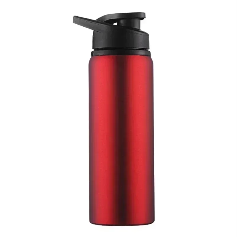 1-15PCS Tragbare Edelstahl Fahrrad Wasser Flasche Gerade Trinken Im Freien Sport Reise Wasserkocher Metall Wasser Flasche