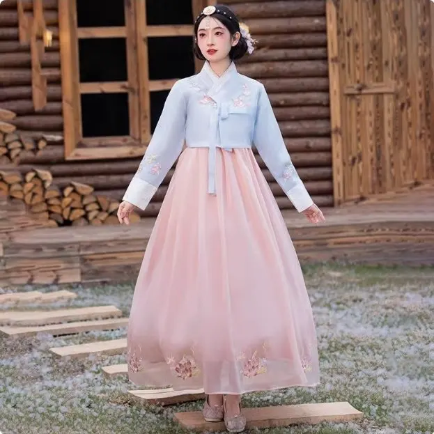 

Ethnic Korean Dress Princess Traditional Costume Korean Court Lady Photography Travel Photography Dance Performance Suit