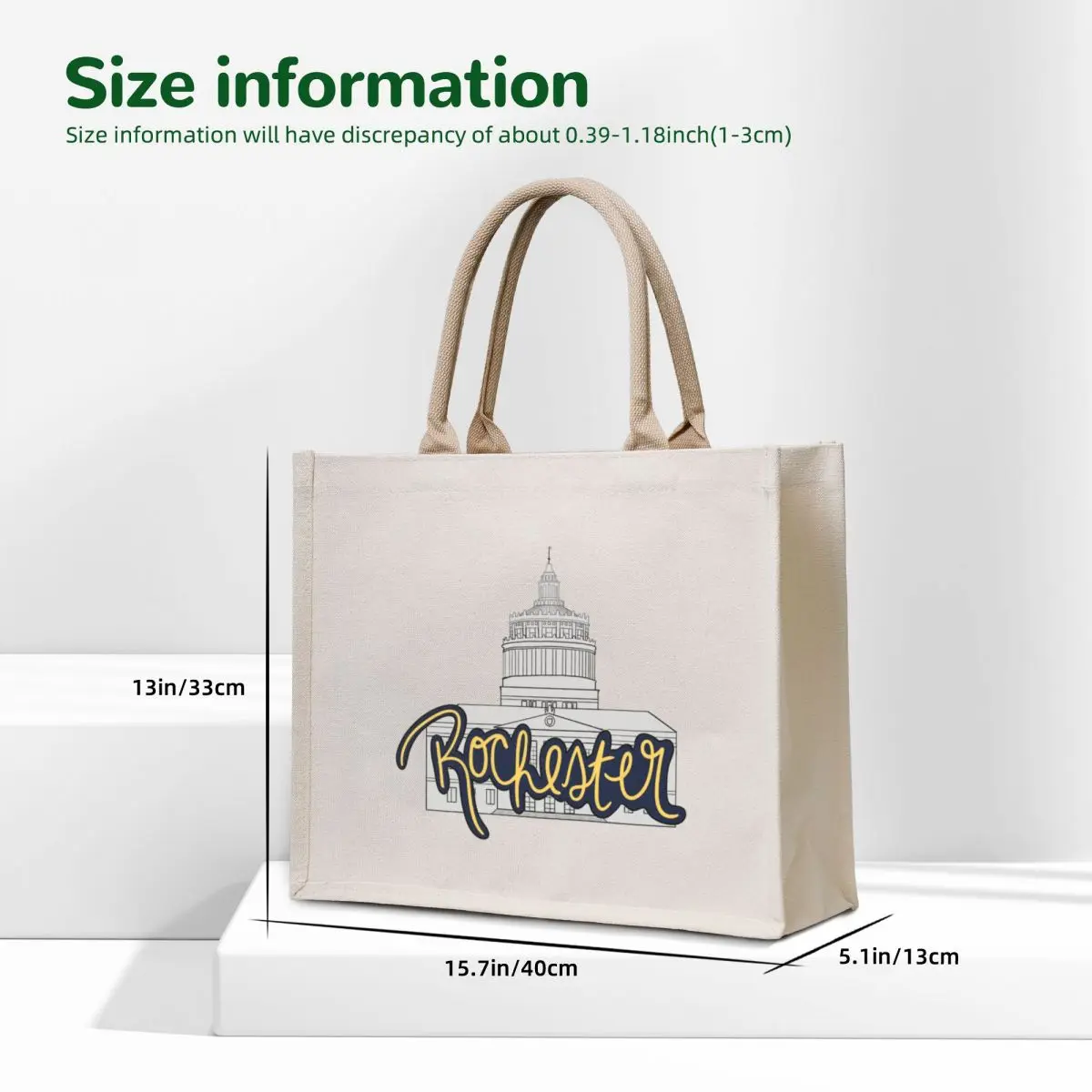 Rush Rhees Rochester Tote Bag Gift bag woman shopping bag tote bags men