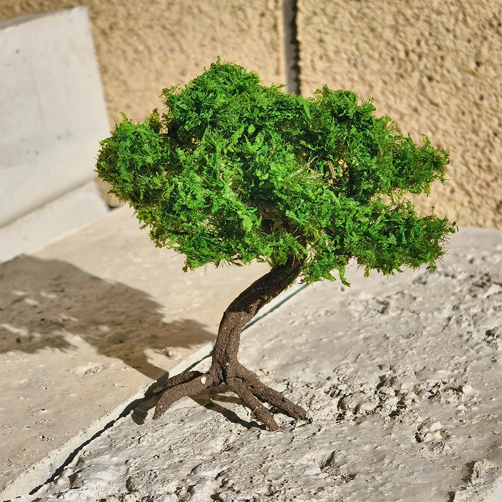 Artificial Welcome Pine Tree Model Bonsai Indoor Fake Plants Trees For Desk Living Room Decor Micro Landscape Dioramas Kit 1PCS