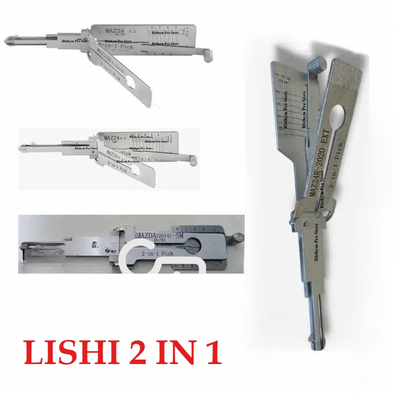 

Tool Ganzua Lishi 2in1 MAZ24 MAZDA2014 MAZ24-2020 MAZ24Para FoR Mazda2 Mazd,a3 Mazd,a5 Mazd,a6 Mazd,a8 MAZ24R-2020-EXT Picklock