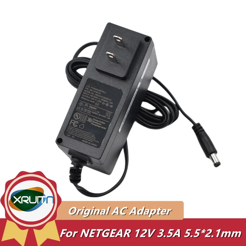 

Genuine 12V 3.5A MU42-3120350-A1 332-10762-01 AC Adapter Charger For Netgear Router LCD Monitor CCTV CAMERA Power Supply 5.5*2.1