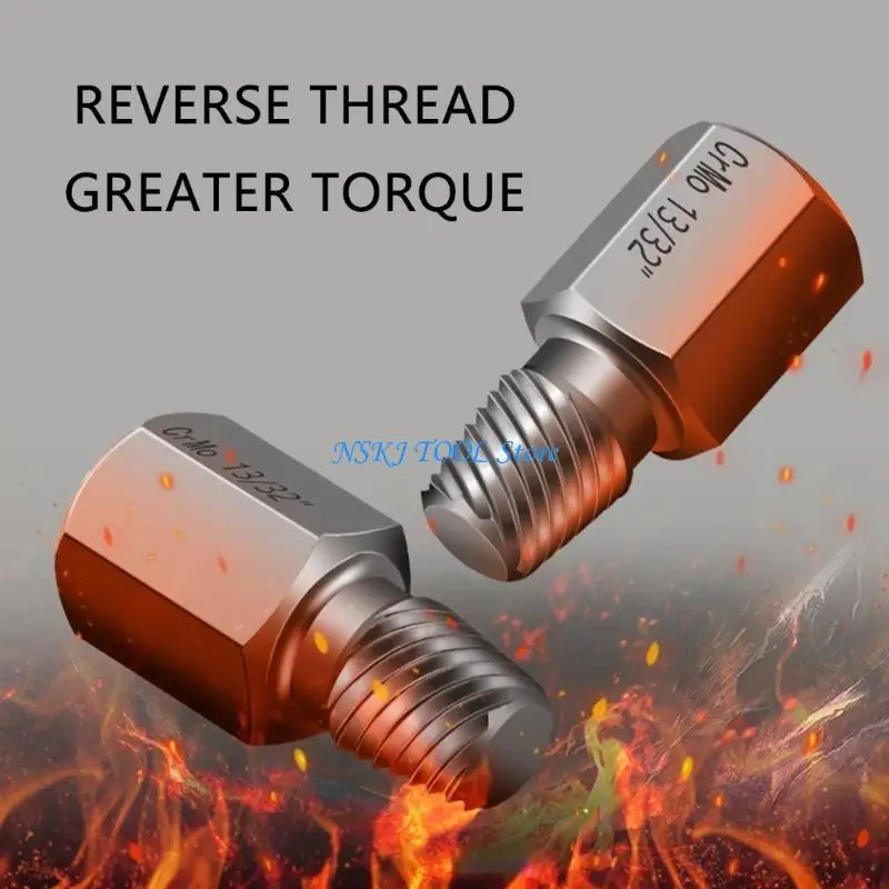 

L8RC 9/26Pcs Damaged Screw Extractors Set Stripped Screw Extractors Set for Broken Bolt
