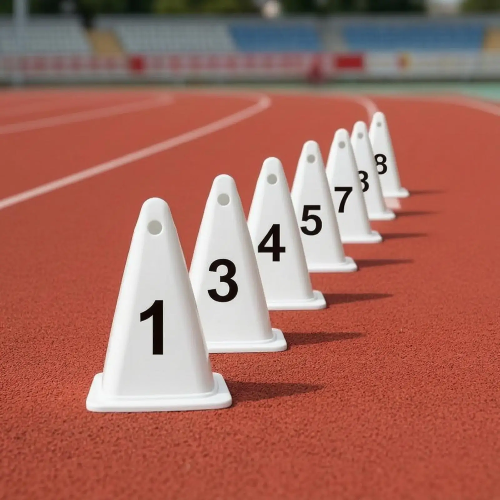 Track Lane Marker Sprint Running Starting Block Adjustable Athletics Launch Pad for Sprinters