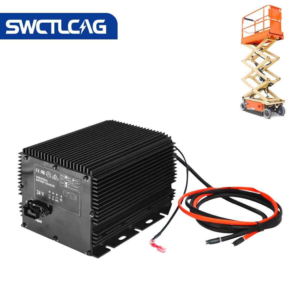 

24V 25A Battery Charger HB600-24B 96211 128537 161827 0400236 105739 90799 for JLG Genie Skyjack Lift Lead Acid Battery Charger