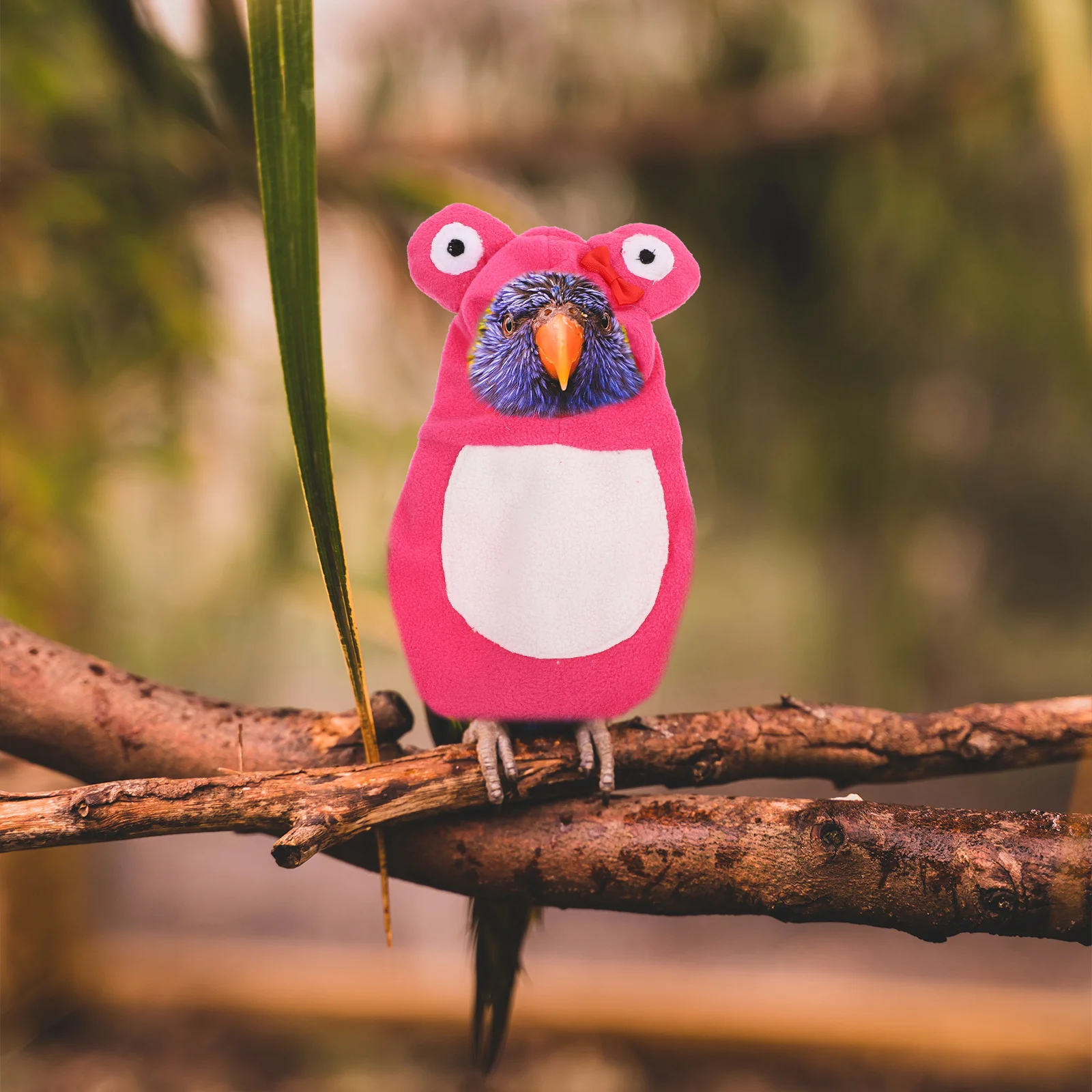 

1Pcs Pet Bird Winter Suit Decorative Parrot Apparel Bright Color Adjustable Size Warm Coat for Small Birds Pet Bird Clothing