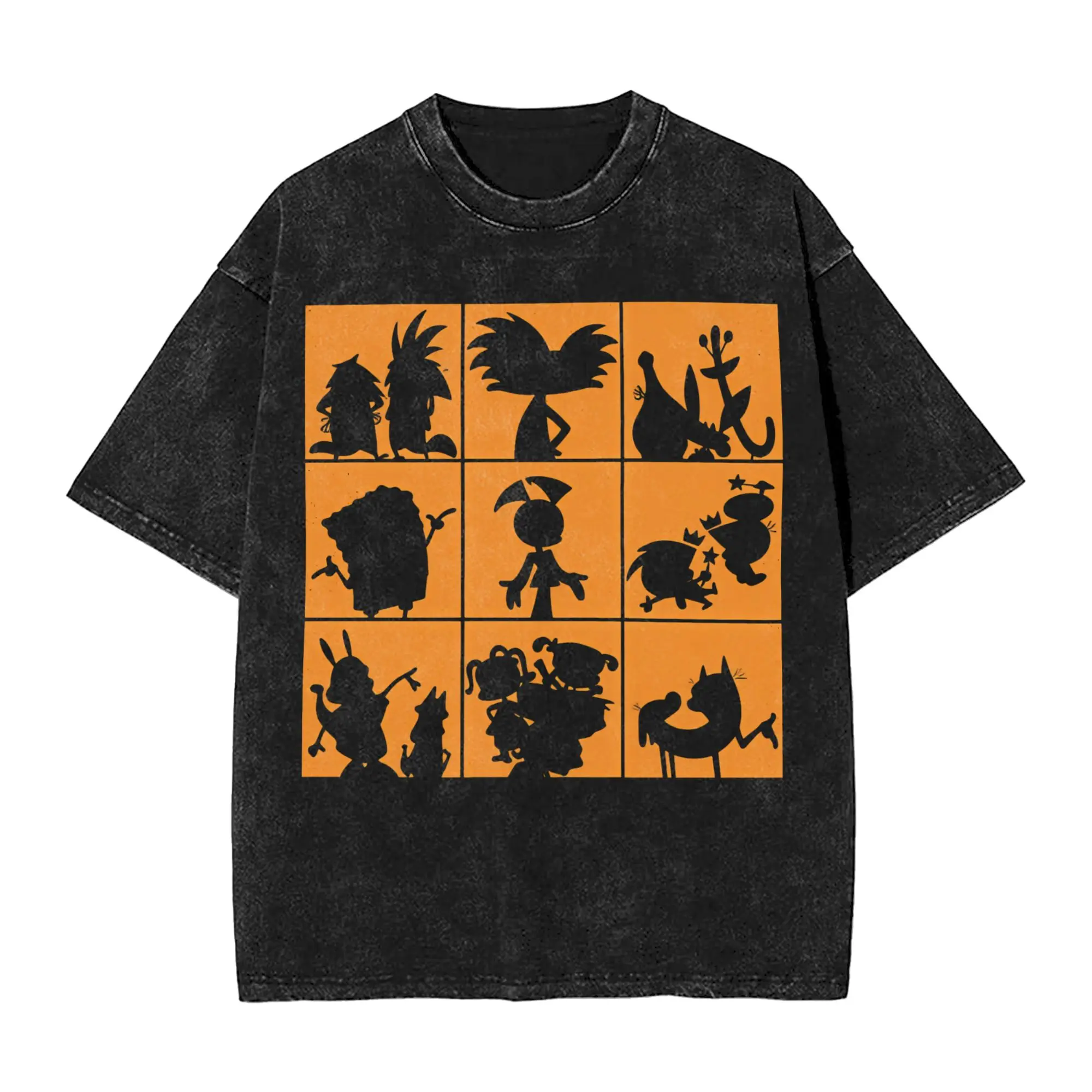 Hey Arnold Cartoon T Shirt Men's  100% Cotton Fashion T-Shirts Crewneck  Tees Short Sleeve Clothes Gift Idea