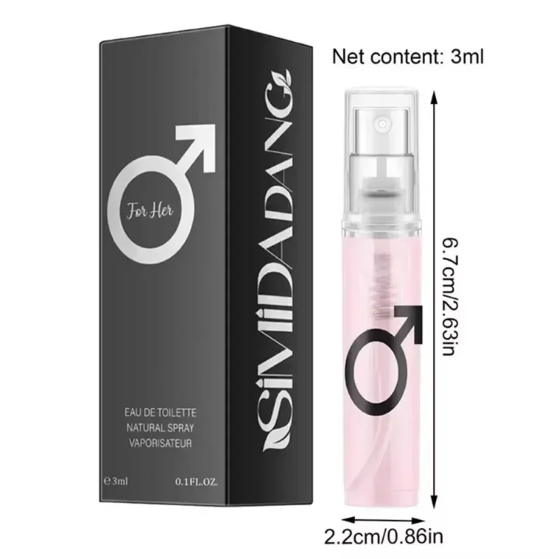 3ml Perfume for Men Women Lasting Fragrance Men\'s and Women\'s Fun Perfume Dating Deodorant Flirting Attracts The Opposite Sex