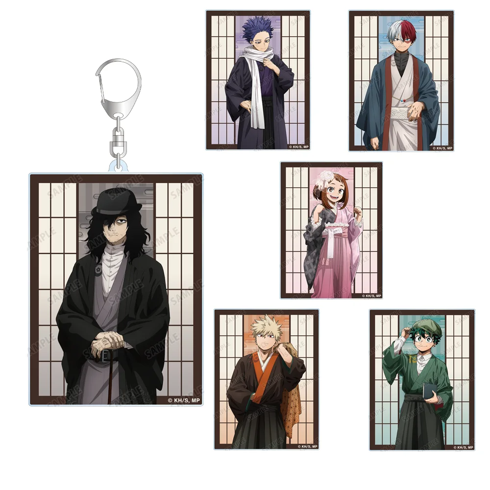 

New Japan Anime My Hero Academia Acrylic Stand Model Figure Cosplay Plate Holder Topper Fans Christmas Desk Decor Plate Gift