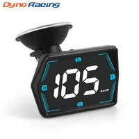 Pantalla frontal G20 HUD con conexión USB velocímetro brújula GPS proyector de coche alarma de exceso de velocidad pantalla Mph Kmh HD