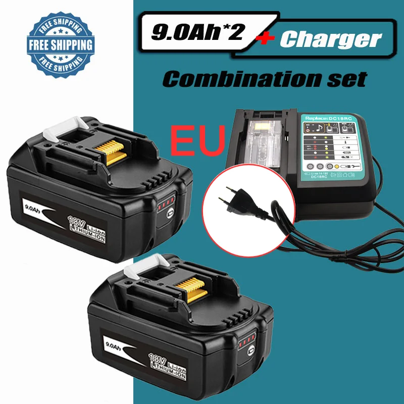 

18v for makita BL1860 BL1850B BL1850 BL1840 BL1830 .screwdriver battery charger 18v Replacement Power Tool Batteries.