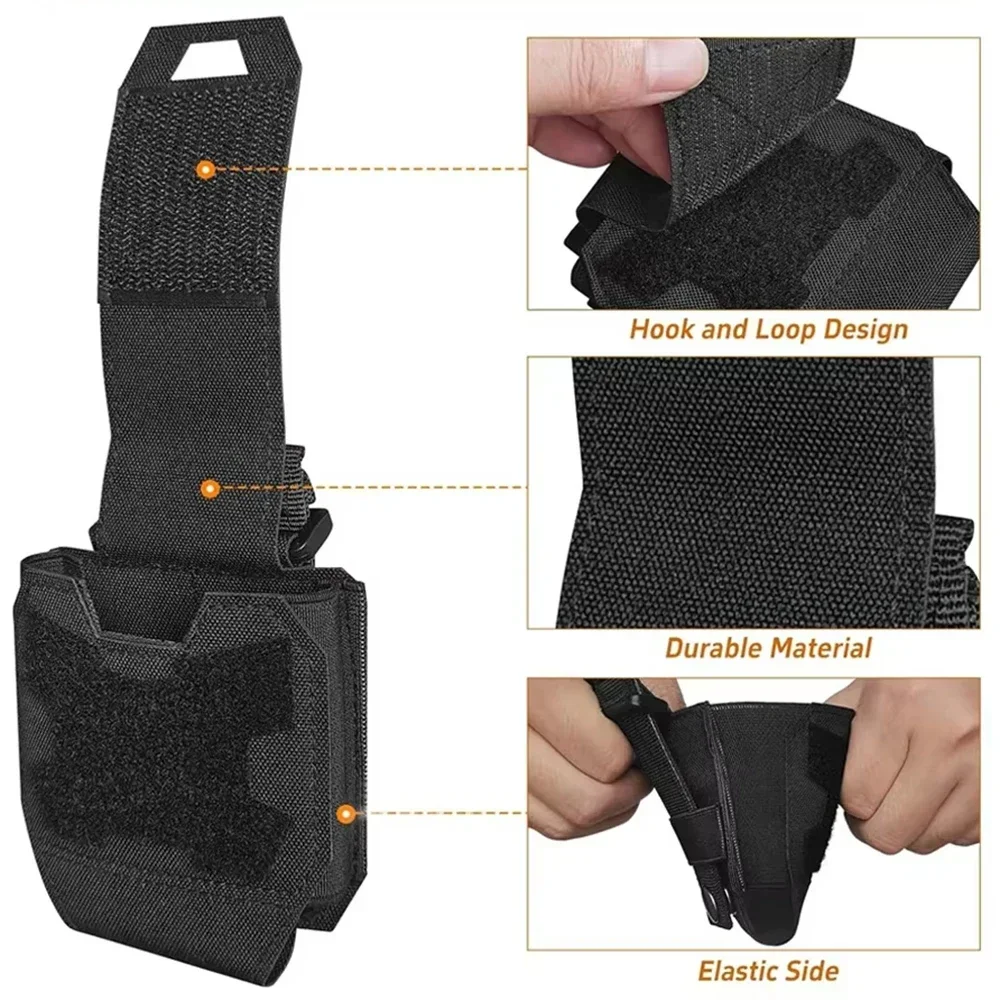 1 قطعة أصفاد التكتيكية الخصر حقيبة الإفراج السريع إنفاذ القانون في الهواء الطلق سلامة دورية واجب الملحقات اليد مشبك حقيبة