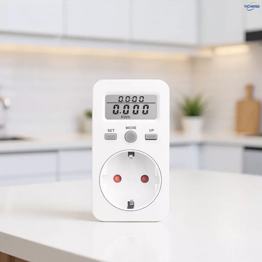 YICHENG Simplified energy meter,Meter Power Meter Plug,Electrical Usage Monitor,Energy Monitor