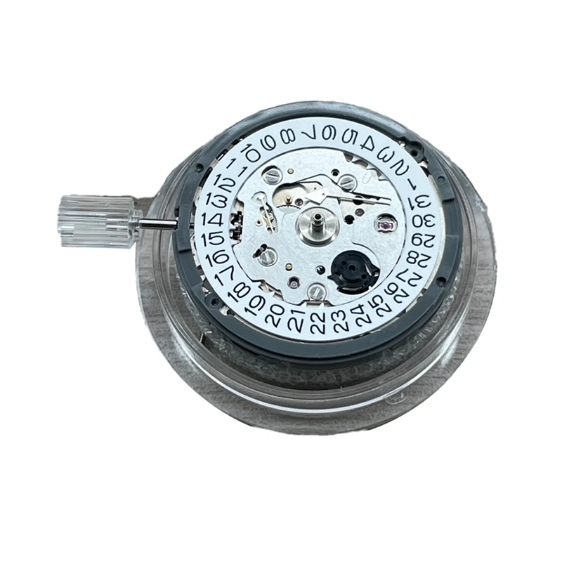 1 Pcs Crown At 9 O'clock NH35A Mechanical Watch Movement Single Date Watch Repair Tool Self-Winding Movt