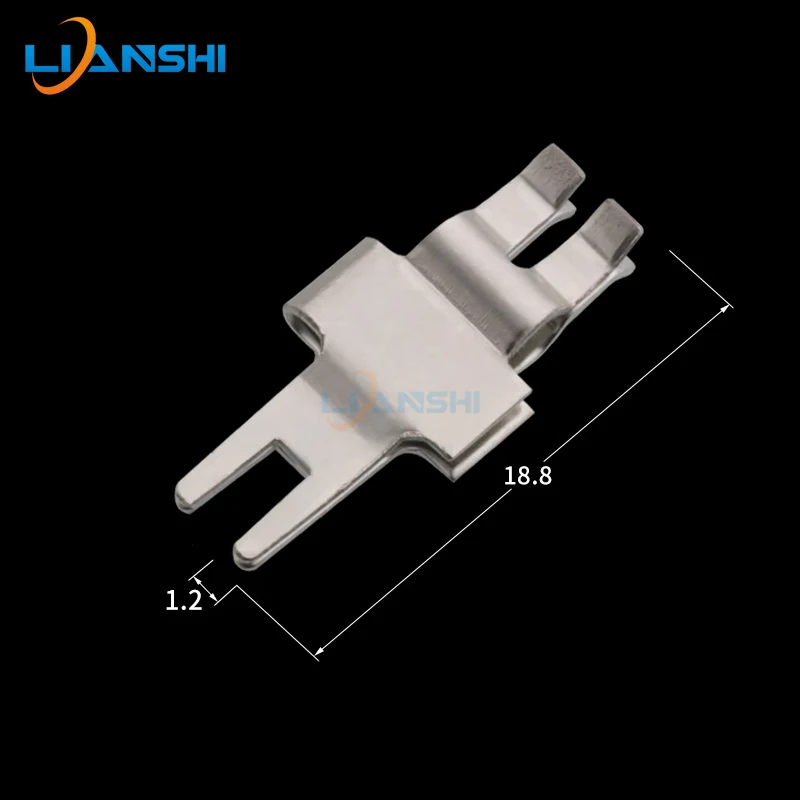 100pcs Circuit board welding clip PCB phosphor brazing piece Shrapnel circuit board fuse clip welding bracket insert