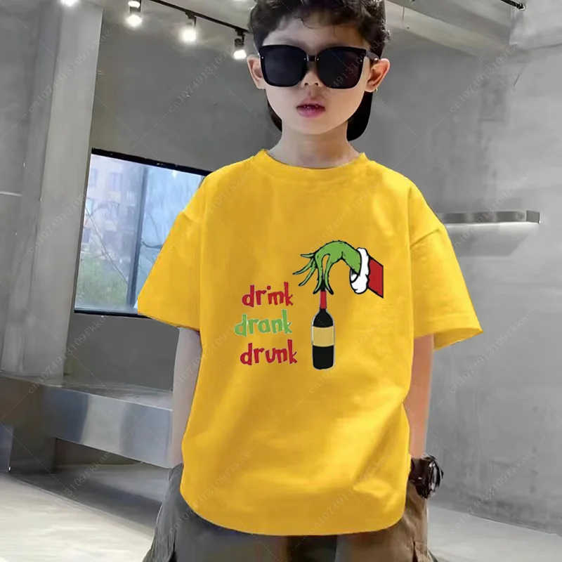 Cute Anime Fashion Print Brand Kid T-shirts Children Baby Short Sleeve Harajuk Tees Boy Girl Kawaii Tops Gift Summer Clothing