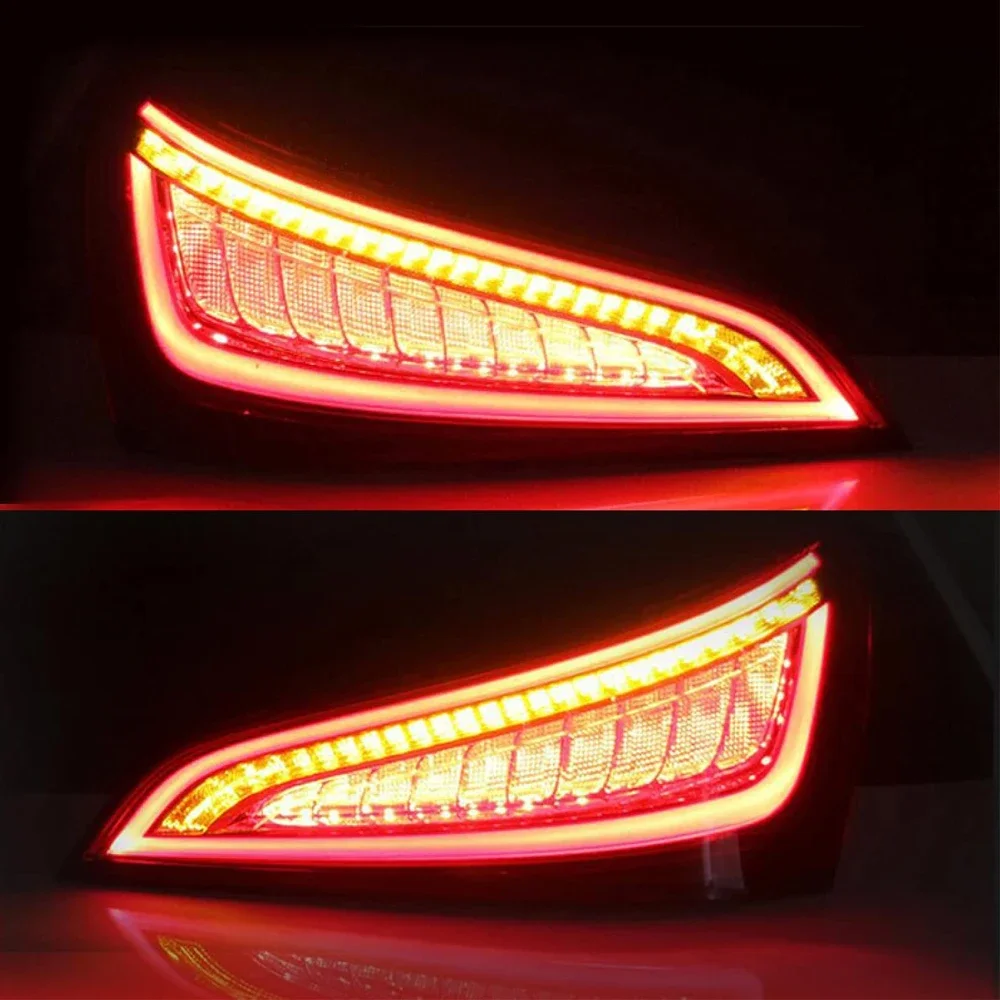 LED الخلفية الذيل ضوء لأودي Q5 2013 2014 2015 2016 2017 سيارة إشارة مصباح مكبح الوفير تحذير ضوء