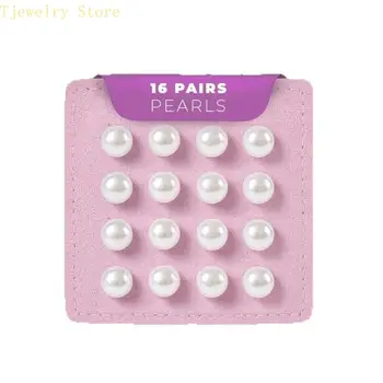 634D 8 Pairs Pearls Veil Weights for Brides Ensuring Long Veil Stability in Outdoor Wedding Setting