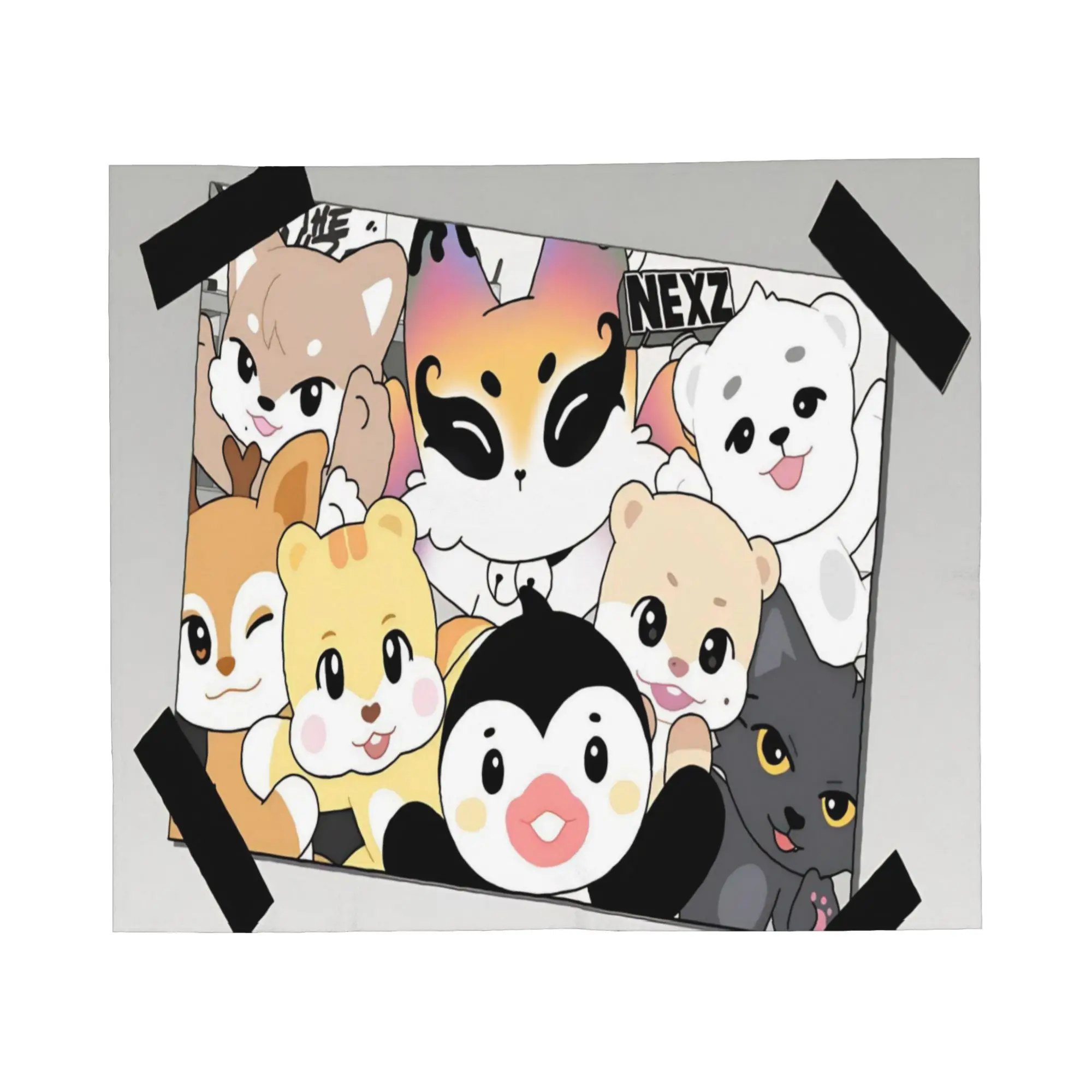 NEXZ NEXZOO kpop boy group Blanket Multiple Sizes Super Soft and Warm  Throw Blankets for Couch Sofa and Bed