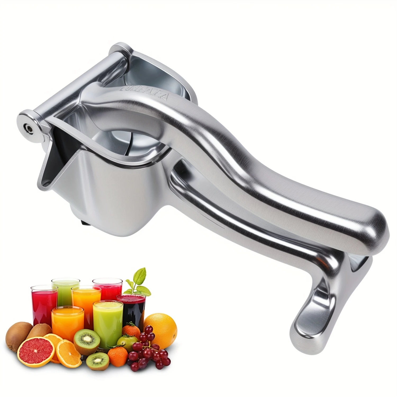 1pc Manual Squeezer, Heavy Duty Single Press Lemon Squeeze, Hand Squeezer, Aluminum Alloy Lemon Squeezer, Manual Citrus Press Ju