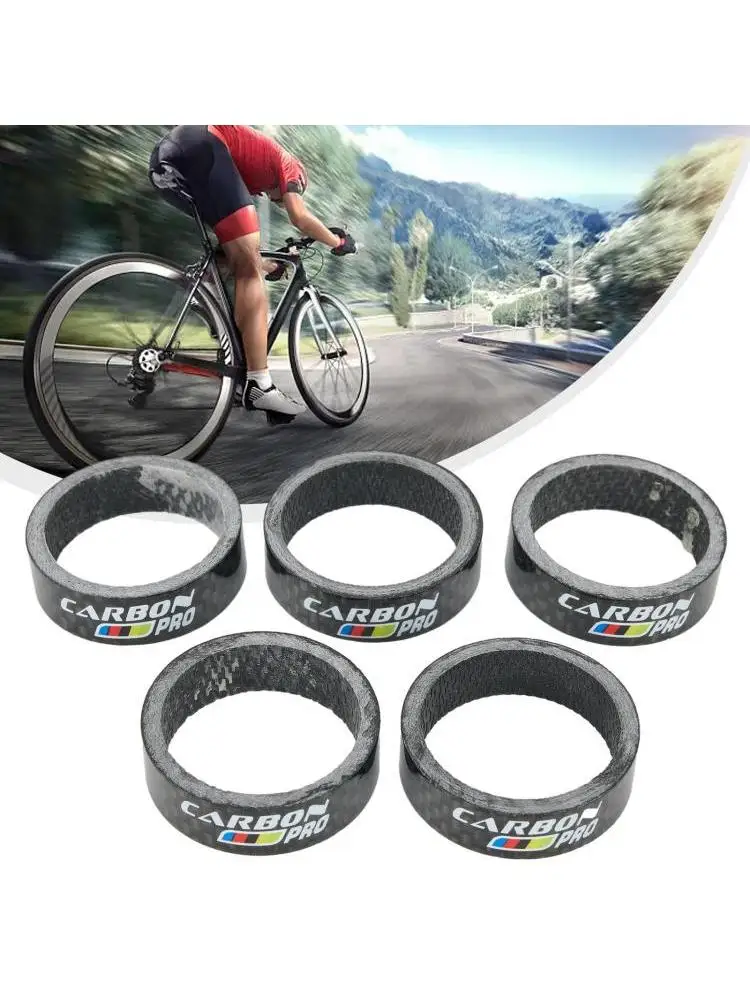 AliExpress TOOPRE MTB Road Bike Carbon Fiber Front Fork Washer with 28 6mm Inner Diameter Lightweight and Suitable for Mountain Bikes