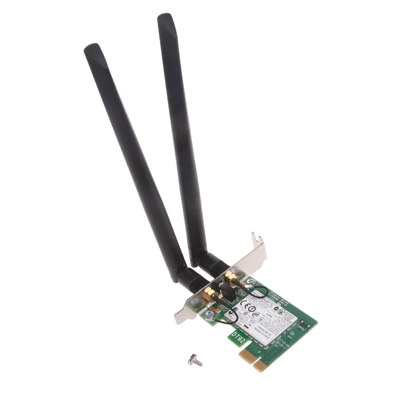 Atheros AR9280 WiFi Card 300Mbps Dualband 2.4&5G Support PCIE 1x 4x 16x Wireless Adapter Suitable for Desktop Computers