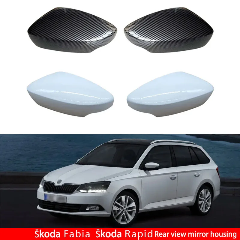 Suitable for 15-17 Skoda Fabia rearview mirror cases 18-20 Skoda Rapid replacement covers