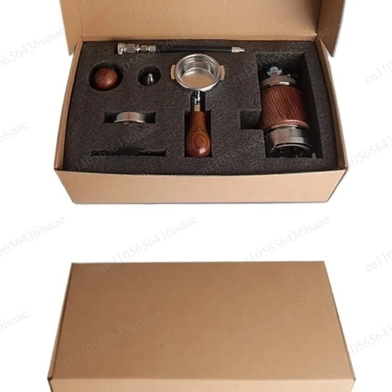 Stainless Steel Manual Espresso Maker Italian Pneumatic Portable Hand Press Coffee Machine