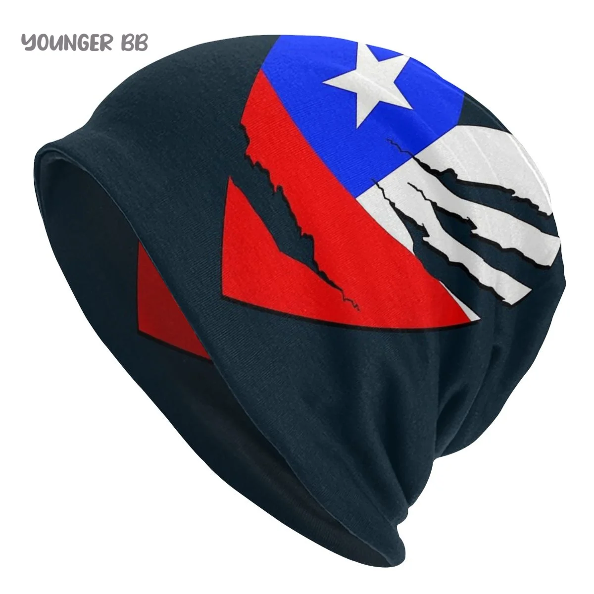 Flag of Chile Caps Vintage Street Skullies Beanies Hat Adult Men's Knit Hat Men Women Female Winter Warm Elastic Bonnet Knit Hat