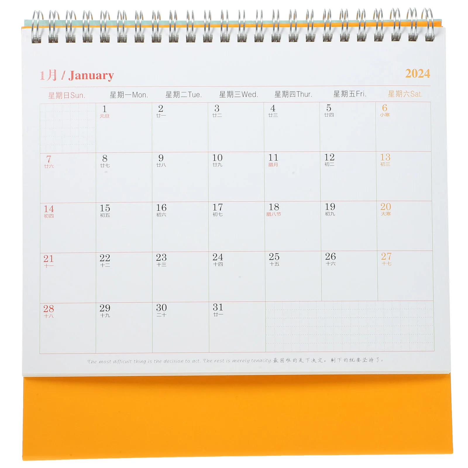 

2024 Desktop Calendar A5 Dragon Planner Monthly Flip Calendars for Office Desk Home Lightweight Portable Schedule Books