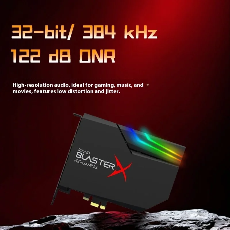 Creative Sound BlasterX AE-5 Plus PCI-e Sound Card with RGB