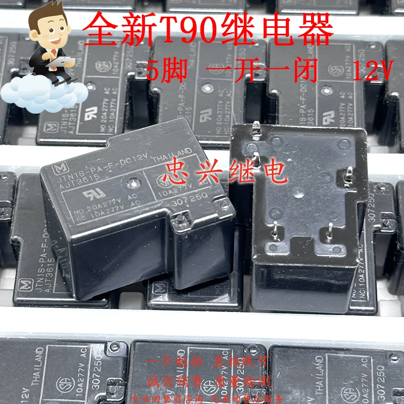 New Realy JTN1S-PA-F-DC12V 5Pin AJT3615 12V