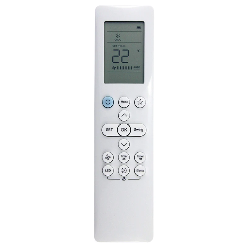 Mando a distancia RG10F-E-BGEF compatible con repuestos de aire acondicionado Midea