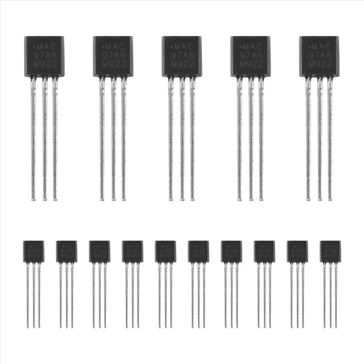 A14M 15 Pcs MAC97A6 97A6 Bi-directional Thyristor 600V 1A