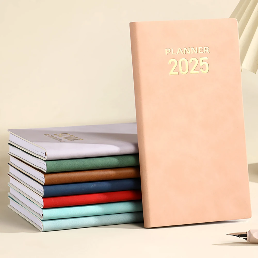 2025 A6 Agenda Planner Notebook Diary Weekly Planner Goal Habit Schedules Journal Notebooks For School Stationery Office