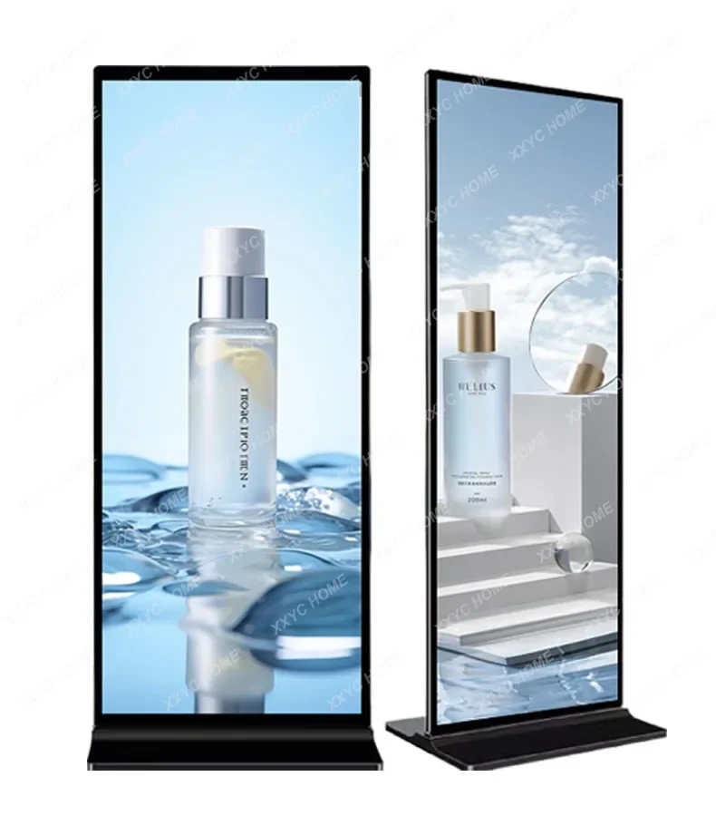 70/75/80/86 Inch Full Screen Digital Signage and Display Floor Standing Advertising Display Standing  Player Kiosk Touch Screen