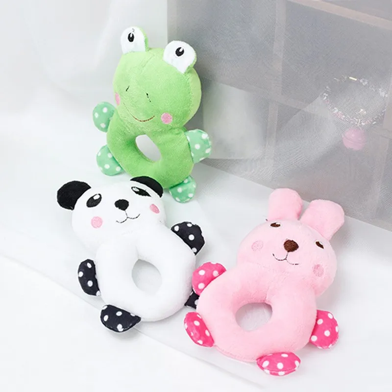 YUDODO Stuffe Cartoon Panda Frog Rabbit Dog Soft Plush Pet Chew Toy For Small Dog Teddy Chihuahua Puppy Cat Interactive Toys