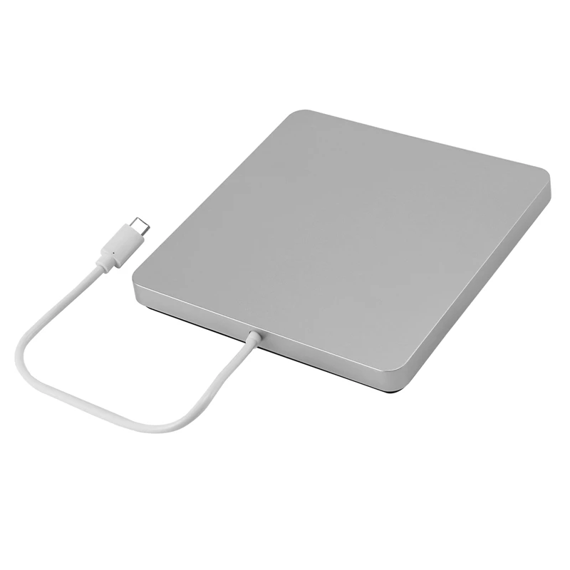 

Big Deal External DVD Burner Drive Type-C Optical Disc Drive Slim Slot-In CD/DVD +/- RW Burner USB C Superdrive For Mac/Window