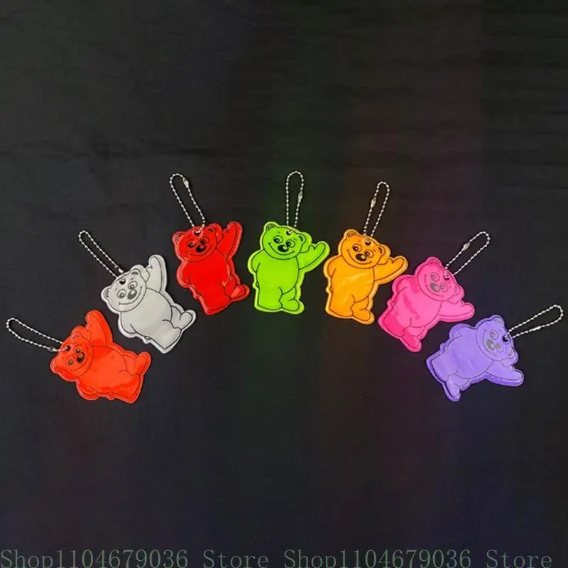 Safety Reflectors Bear Stylish Reflective Gear for Jackets, Bags, Purses, Backpacks, Strollers Wheelchairs