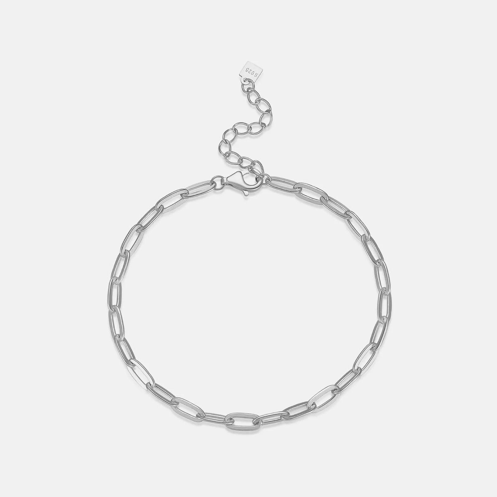 

VEWANT Стерлингового Серебра 925 пробы Цепочка Гороскопа Скрепка Большой Лазурный Браслет Рок Панк Роскошные Изящные Ювелирные Изделия 2025 Оптовая Продажа Драгоценности