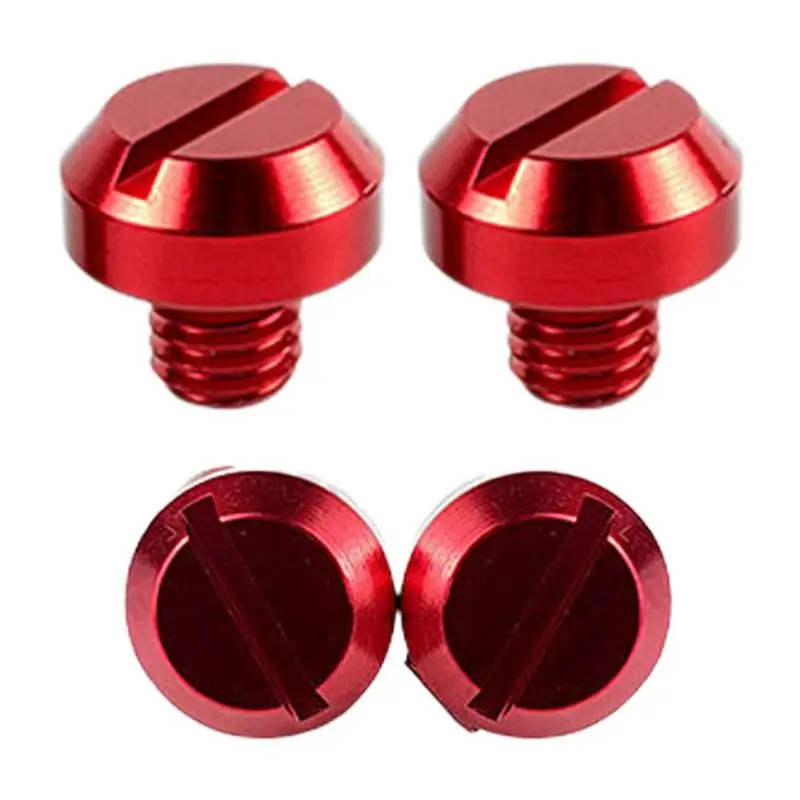 Motorbike Mirror Screws Accessories 2PCS Aluminum Alloy Plugs Motorcycle Rearview Holes Motorcycle Accessories