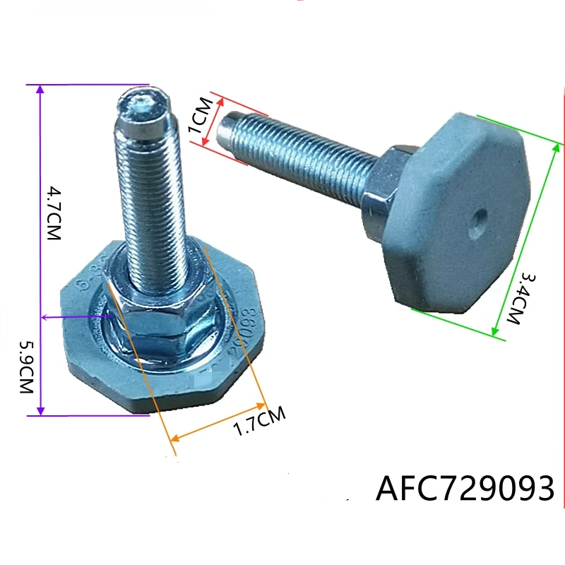 For Haier LG drum washing machine fixed feet base screw / rubber balance shock absorption non-slip pad feet AFC729093