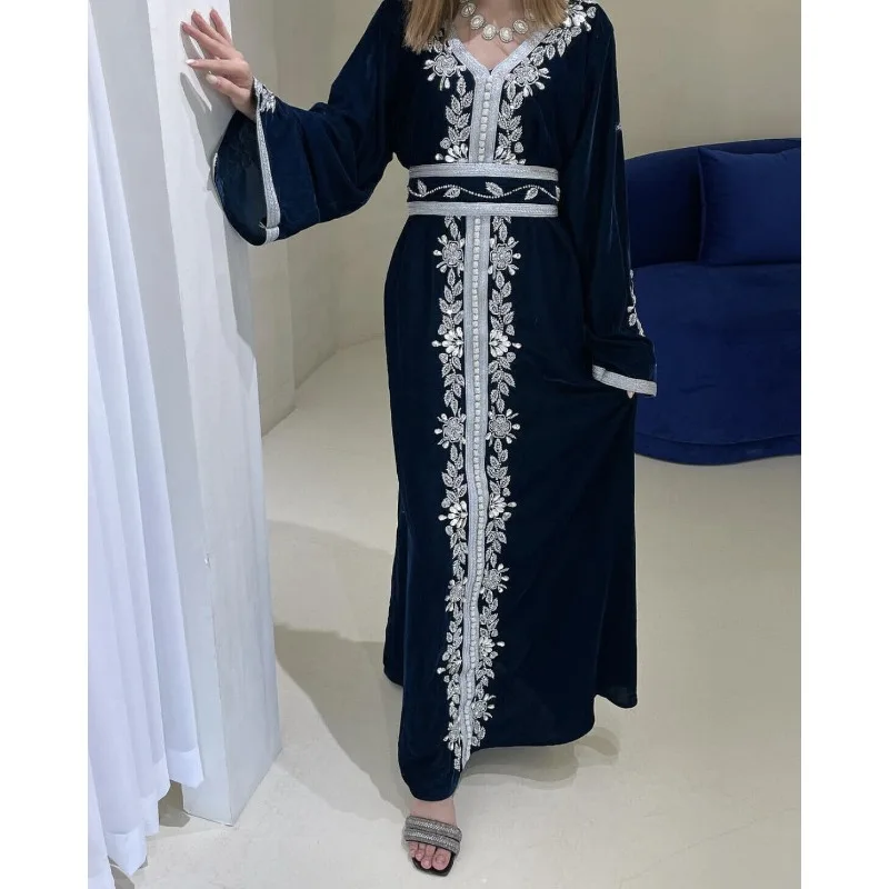 

Zari Embroidered Fancy Georgette Casual Stitched Wedding Party Wear Dress