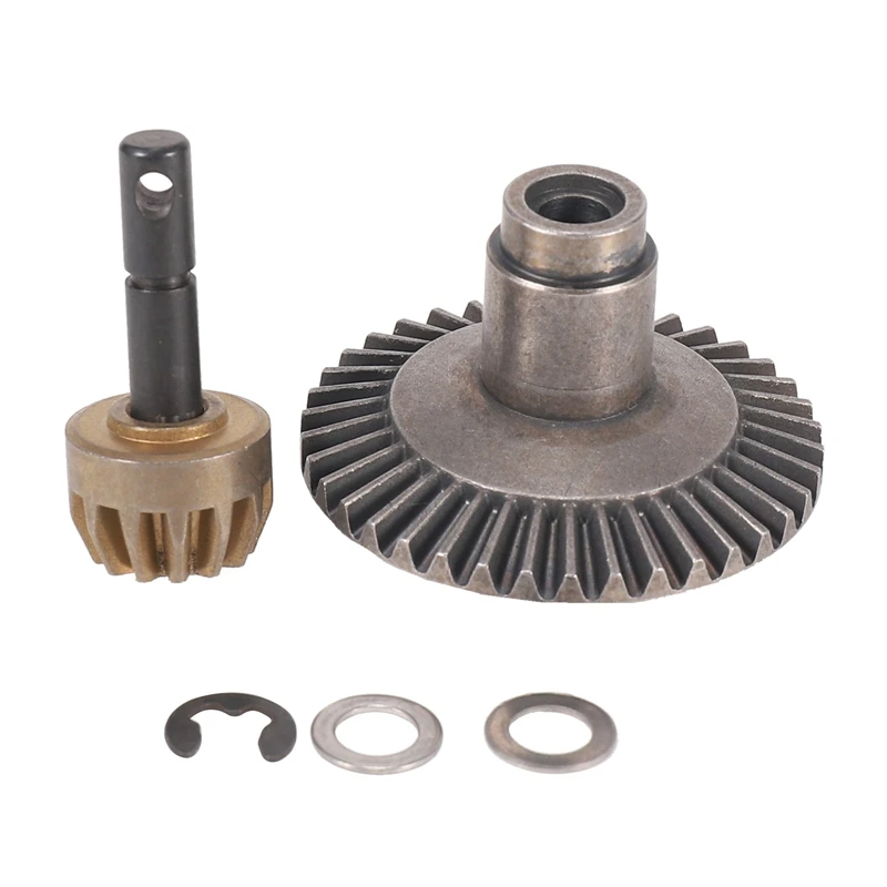 

13T 38T Metal Crown Gear Motor Differential Main Gear Combo For Front Rear Axle AXIAL SCX10 90021 90022 Off-Road RC Truck Car