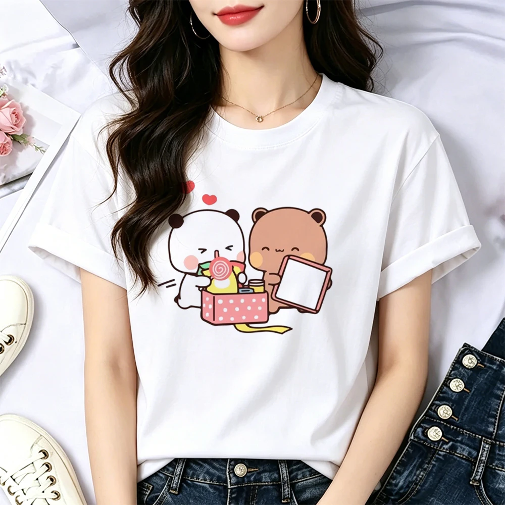 Bubu Dudu t-shirt shoujo scene  korean fashion party Retro harajuku t shirt korean fashion 2000s aesthetic streetwear
