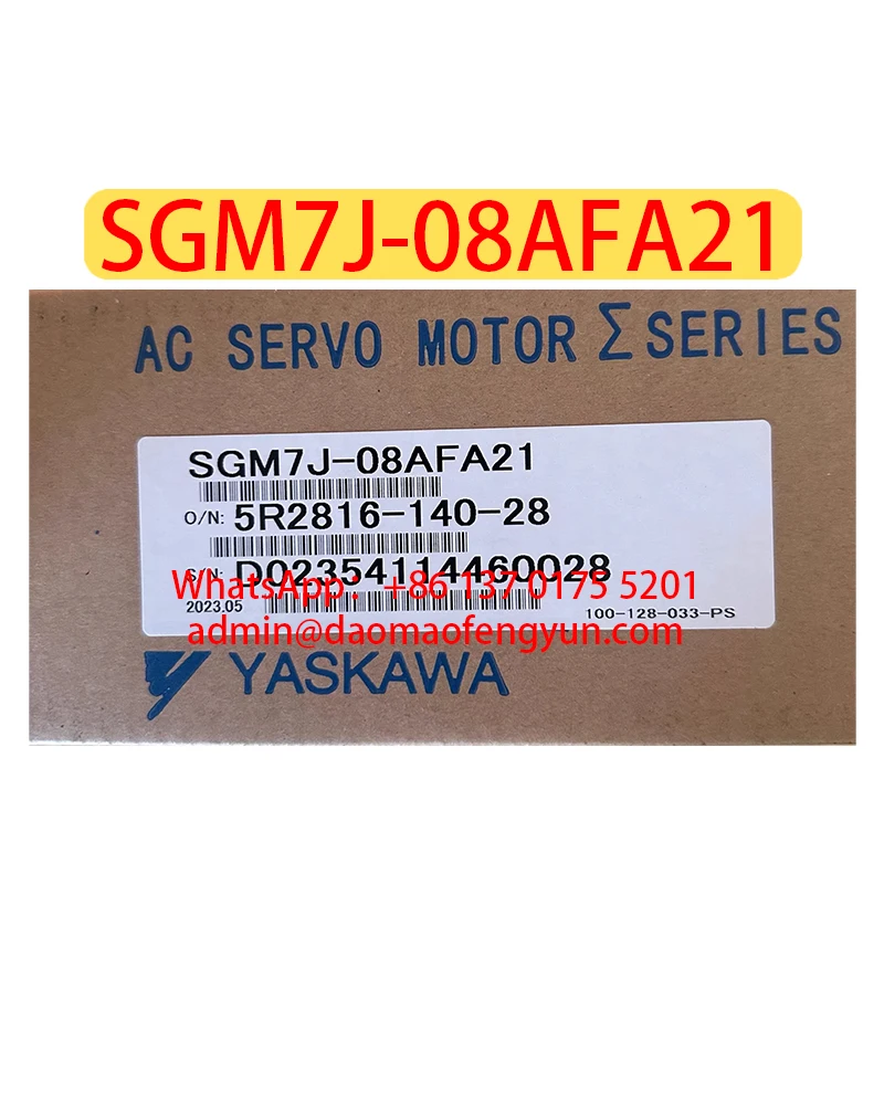 

SGM7J-08AFA21 Brand New Servo Motor SGM7J 08AFA21，Fast shipping